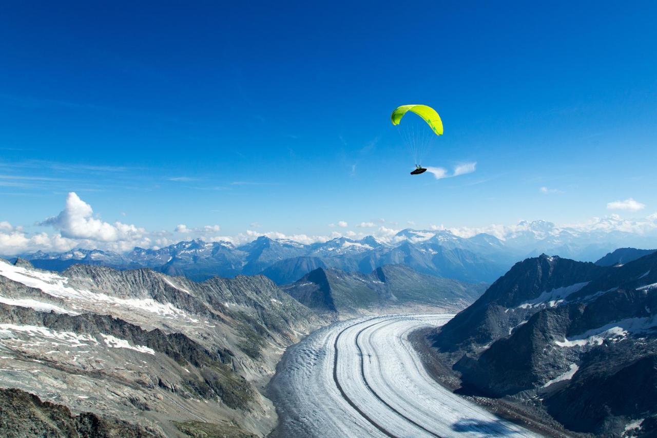 Du Glacier Boutique & Traditions Hotel Fiesch Bagian luar foto