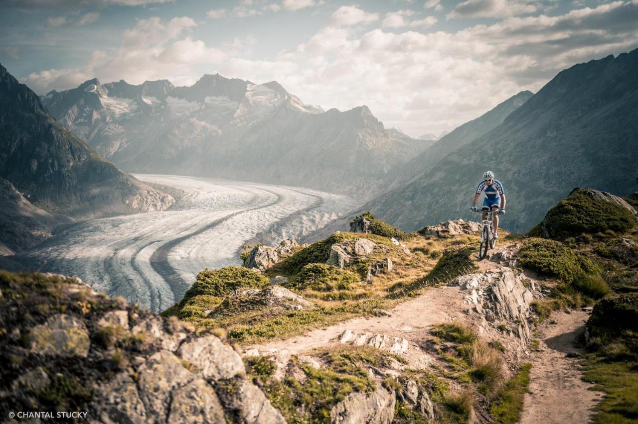 Du Glacier Boutique & Traditions Hotel Fiesch Bagian luar foto
