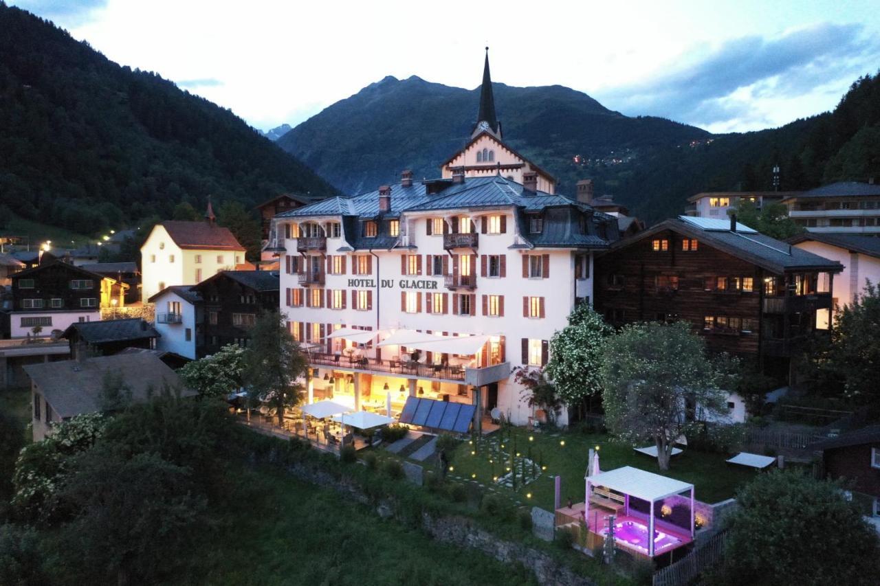 Du Glacier Boutique & Traditions Hotel Fiesch Bagian luar foto
